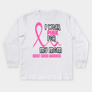 Breast Cancer Awareness Kids Long Sleeve T-Shirt